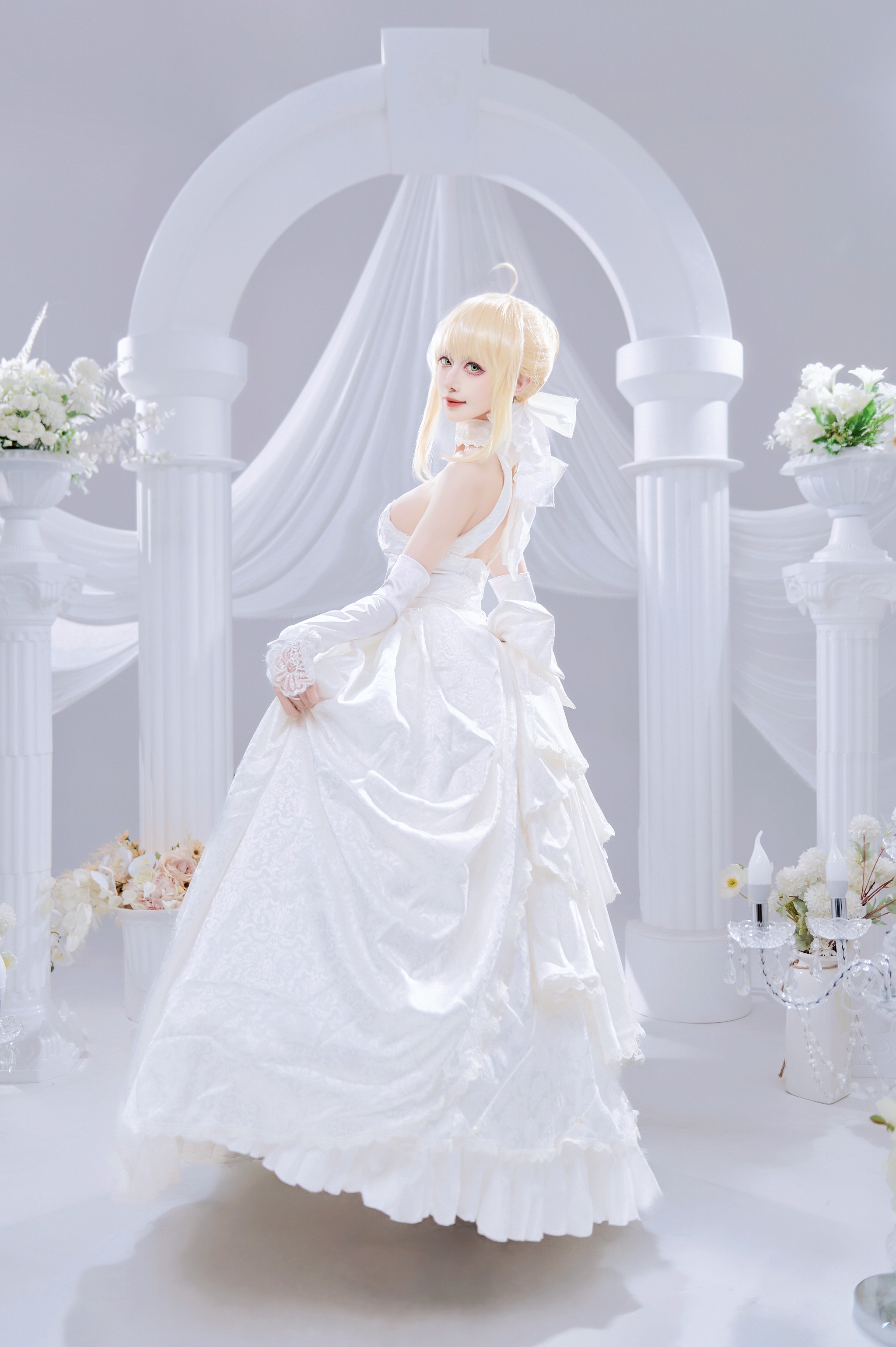 Shika小鹿鹿 - NO.131 FGO Saber花嫁[22P]-XikXak